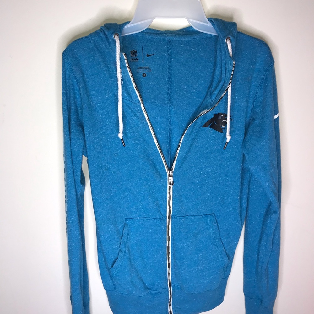 Blue Nike Carolina Panthers Jacket
